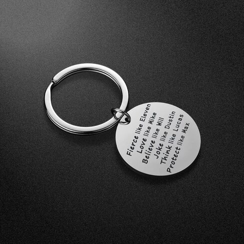 هدية مستوحاة من Jvvsci شرسة مثل Eleven Love Like Mike Believe Like Will Keychain Friends BFF هدية in Kuwait