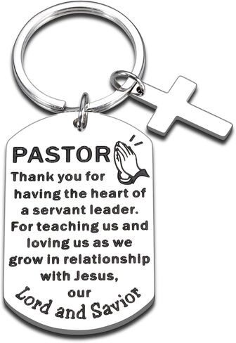 Christian Gifts for Pastor Appreciation Christian Religious Baptism Easter Gifts for Pastor Men Women Thank You Birthday Valentines Day Catholic Christian Christmas Church Easter Keychain Gifts in Saudi Arabia