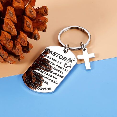 Christian Gifts for Pastor Appreciation Christian Religious Baptism Easter Gifts for Pastor Men Women Thank You Birthday Valentines Day Catholic Christian Christmas Church Easter Keychain Gifts in Saudi Arabia