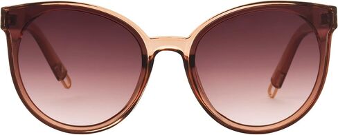 Nine West Women's Sima Round Sunglasses, Crystal Tan, 63 mm in Saudi Arabia