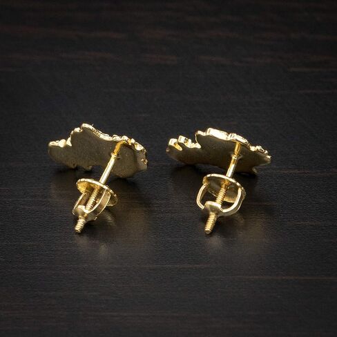 أقراط رجالية مطلية بالذهب عيار 14 قيراط in Saudi Arabia