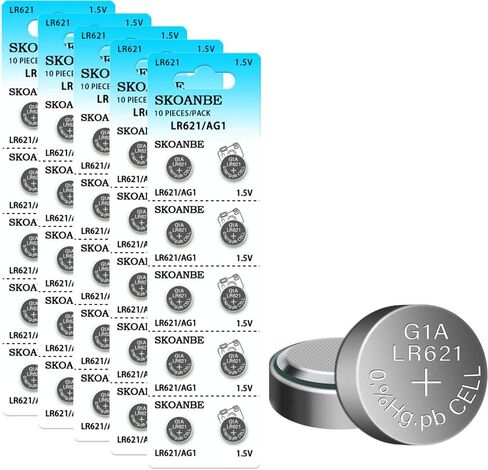 SKOANBE 10 قطعة LR621 AG1 SR621SW 364 LR60 164 1.5 فولت بطارية الساعة in Kuwait