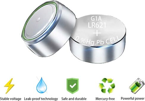 SKOANBE 10 قطعة LR621 AG1 SR621SW 364 LR60 164 1.5 فولت بطارية الساعة in Kuwait