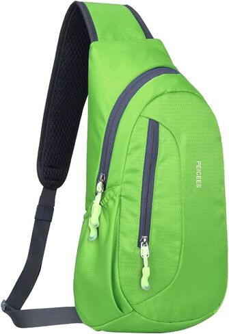 Peicees Sling Bag For Men Women Chest Bag Small Shoulder Bag Crossbody Backpack For Hiking Travel in Kuwait