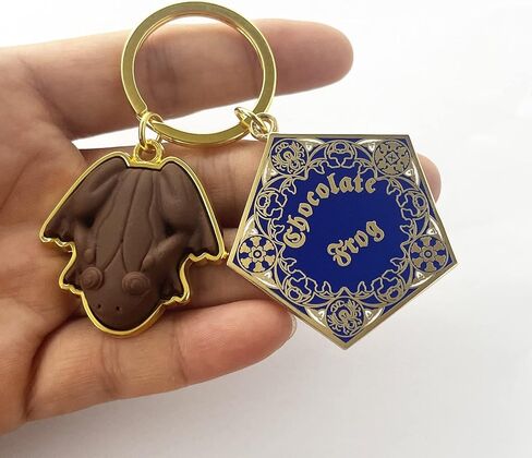 سلسلة مفاتيح TLDXDOU TV Show Hay Poter Chocolate Frog، حلقة مفاتيح للأفلام للنساء والرجال والفتيات والأولاد in Kuwait
