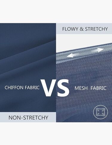 مويسي بلوزة تونيك أنيقة للنساء 3/4 كم بحافة غير متساوية بلوزة شبكية أنيقة in Kuwait