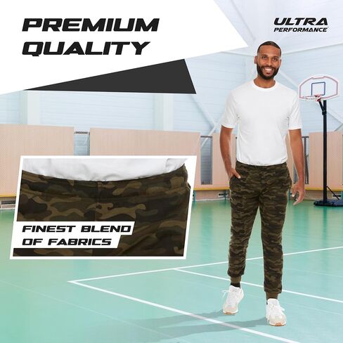 Ultra Performance Mens Pajama Sleep Pants 3 Pack Lightweight Lounge Jogger Sweatpants for Men in Kuwait