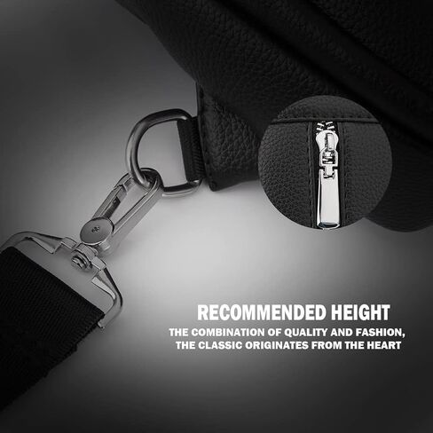 حقيبة كتف جلدية من Leathario للرجال على الصدر حقيبة كتف صغيرة حقيبة يومية متعددة الأغراض للسفر كاجوال in Kuwait