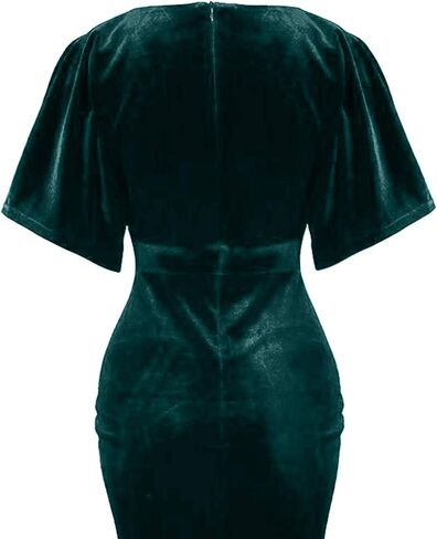 فستان من المخمل ذو أكمام على شكل فراشة من ثوب Towntown من الخمسينيات in Kuwait