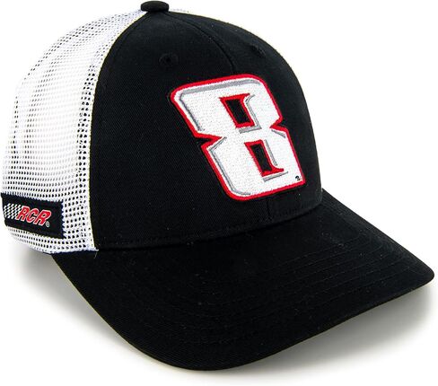 Checkered Flag Sports Kyle Busch 2023 Big Number 8 White Mesh Hat Black/White in Saudi Arabia