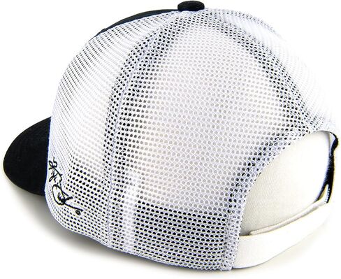 Checkered Flag Sports Kyle Busch 2023 Big Number 8 White Mesh Hat Black/White in Saudi Arabia