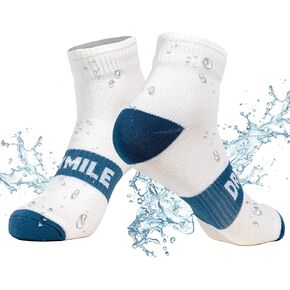 جوارب مضادة للماء من دريميل، مبطنة مسامية، الجري، المشي لمسافات طويلة، جوارب الشتاء مضادة للماء للرجال والنساء - الكاحل in Kuwait