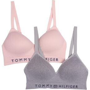 Tommy Hilfiger Women's Seamless Lightly Lined Wirefree Bra 2-Pack in Saudi Arabia