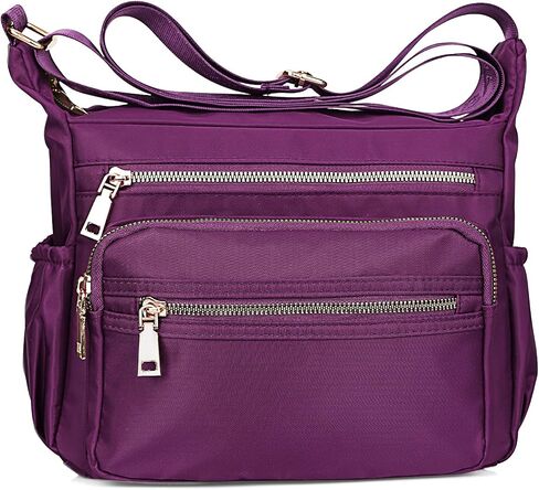 NOTAG Nylon Crossbody Bags for Women Small Waterproof Cross Body Handbag Mutilpockets Shoulder Bags Lightweight Travel Purses in Saudi Arabia
