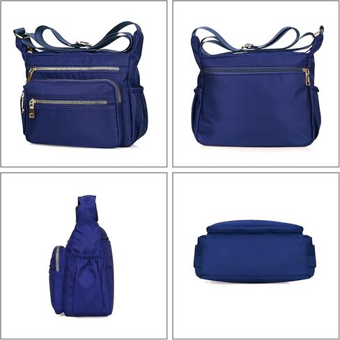 NOTAG Nylon Crossbody Bags for Women Small Waterproof Cross Body Handbag Mutilpockets Shoulder Bags Lightweight Travel Purses in Saudi Arabia