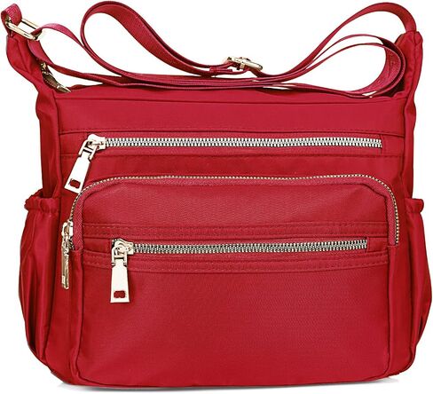 NOTAG Nylon Crossbody Bags for Women Small Waterproof Cross Body Handbag Mutilpockets Shoulder Bags Lightweight Travel Purses in Saudi Arabia