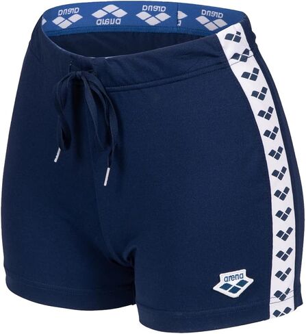 ARENA Icons Women's Lorella Team Shorts Training Gym Workout Bottoms MaxDry Fabric High-Rise Tight Fit Elastic Waistband in Saudi Arabia