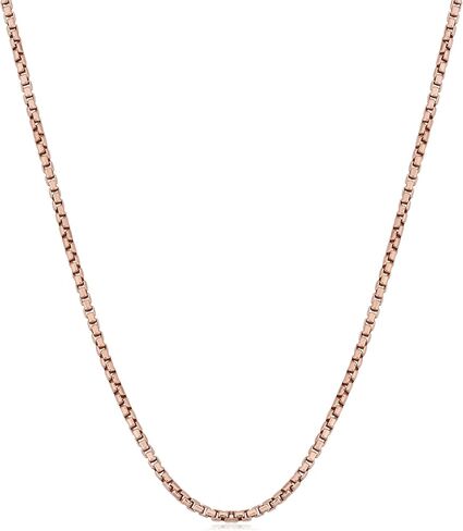 Kooljewelry Sterling Silver 1.2 mm Round Box Chain Necklace (14, 16, 18, 20, 22, 24, 30 or 36 inch) in Saudi Arabia