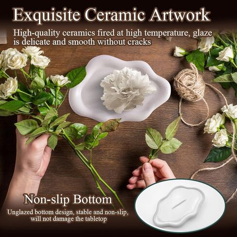 zxbaers Cloud Jewelry Tray, Ceramic Trinket Dish Holder Cute Decorative Plate for Rings, Bracelet, Necklace Women Aesthetic Room Decor Birthday Thanksgiving Christmas Gift in Kuwait