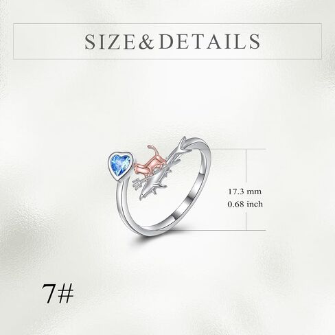 YFN Size 7 Cat Shark Ring 925 Sterling Silver Cat Riding Shark Adjustable Open Ring Shark Jewelry For Women Girls Shark Gifts For Shark Lovers in Saudi Arabia