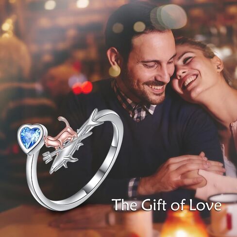 YFN Size 7 Cat Shark Ring 925 Sterling Silver Cat Riding Shark Adjustable Open Ring Shark Jewelry For Women Girls Shark Gifts For Shark Lovers in Saudi Arabia