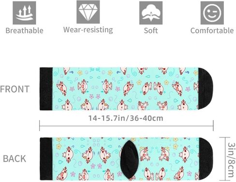 Yaateeh The Axolotl Kawaii مضحك للجنسين فستان الجوارب يتوهم الجدة عادية مجنون طاقم الجوارب للرجال النساء in Kuwait