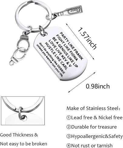 WSNANG TV Show Inspired Gift Party Like Frank TV Show Keychain TV Show Fans Gift in Saudi Arabia