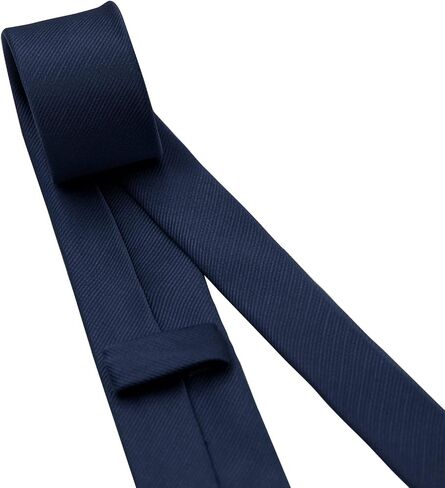 Mantieqingway 2.05" Skinny Ties for Men, Solid Color Men's Neckties for Weddings, Business, Christmas Day, Funeral, Gift in Saudi Arabia
