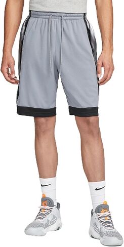 Nike Dri-FIT Elite Men's Basketball Shorts (Medium, Cool Grey/Black/White/White) in Saudi Arabia