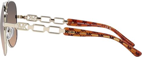 Michael Kors MK1121 Chianti Light Gold/Brown Grey Gradient Mirrored One Size in Saudi Arabia