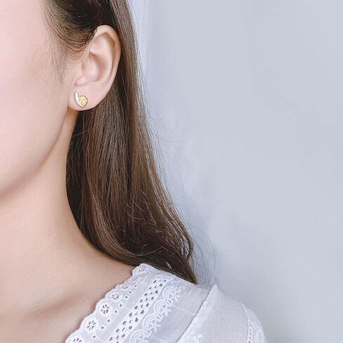 Cute Snail Mushroom Ring for Women Creative Cartoon Mushroom Snail Necklace Snail Stud Earrings Adjustable Gold Silver Snail Mushroom Animal Jewelry for Teen Girls in Saudi Arabia