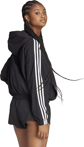 adidas Women's Essentials 3-Stripes Woven Windbreaker in Saudi Arabia