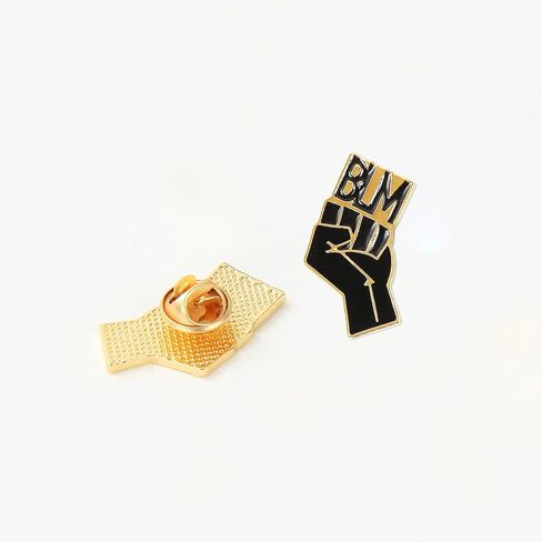 Black Lives Matter 3/4 pc BLM Raised Fist Anti Racism Solidarity Enamel Pins in Saudi Arabia