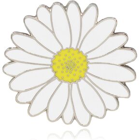 Daisy Flower Hard Enamel Pin in Saudi Arabia