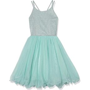 Speechless Girls', Embroidered Fit-and-Flare Dress, Teal, 14 in Kuwait