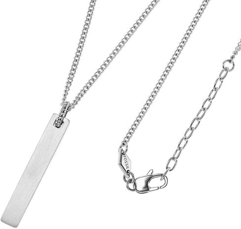 Fossil Men's Stainless Steel or Leather Necklace for Men in Saudi Arabia
