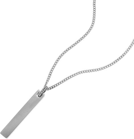 Fossil Men's Stainless Steel or Leather Necklace for Men in Saudi Arabia