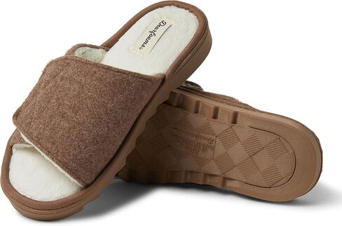Dearfoams Women's Norma Adjustable Wool Slide Slipper in Saudi Arabia