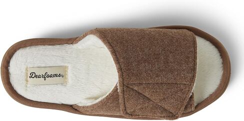 Dearfoams Women's Norma Adjustable Wool Slide Slipper in Saudi Arabia