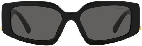 Tiffany & Co. TF 4208U 8001S4 Black Plastic Rectangle Sunglasses Grey Lens in Saudi Arabia