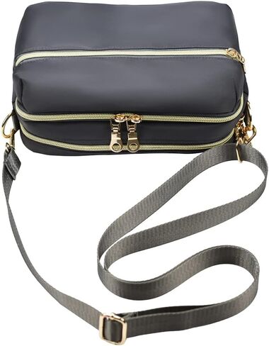 YANAIER Functional Multi Pocket Crossbody Bag for Women Stylish Ladies Shoulder Messenger Bags Purse in Saudi Arabia