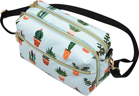 YANAIER Functional Multi Pocket Crossbody Bag for Women Stylish Ladies Shoulder Messenger Bags Purse in Saudi Arabia