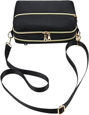 YANAIER Functional Multi Pocket Crossbody Bag for Women Stylish Ladies Shoulder Messenger Bags Purse in Saudi Arabia