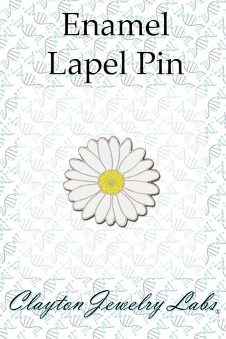 Daisy Flower Hard Enamel Pin in Saudi Arabia