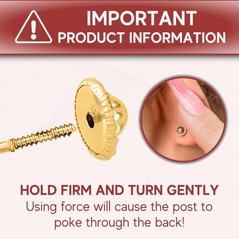 أقراط مكعب من الذهب الأصفر عيار 14 قيراط 4 مم للنساء والفتيات والمراهقين على زاوية in Kuwait