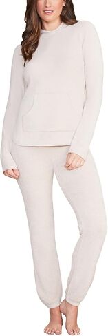 Barefoot Dreams® CozyChic Ultra Lite® Pullover Hoodie, Stone, Medium in Saudi Arabia