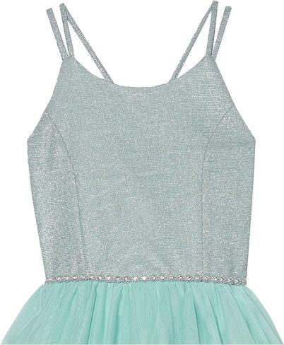 Speechless Girls', Embroidered Fit-and-Flare Dress, Teal, 14 in Saudi Arabia