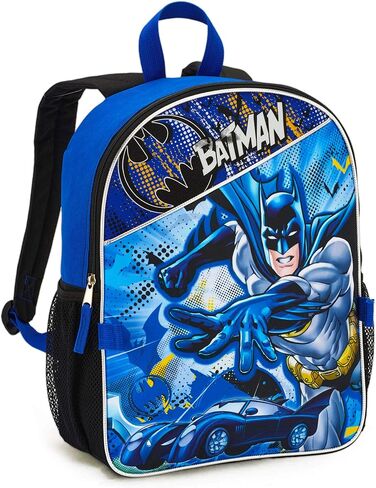 Batman Backpack with Lunchbox Set for Boys Kids ~ 6 Pc Bundle With Deluxe 16" Batman Backpack, Insulated Lunch Bag, Stickers, and More (Batman School Supplies) in Saudi Arabia