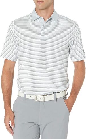 Callaway Men's Refined 3 Color Stripe Short Sleeve Golf Polo Shirt in Saudi Arabia