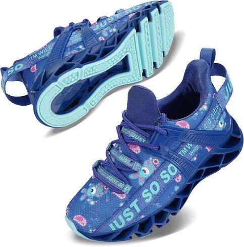 Yodutry Kids Sneakers Running Athletic Mesh Casual Sport Walking Breathable Lightweight Shoes for Boys Girls in Saudi Arabia